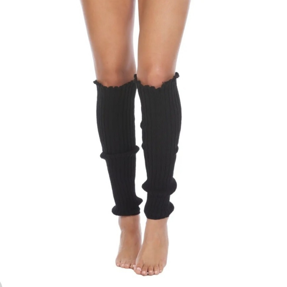 Cable Knit Leg Warmers - short
